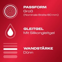 Durex Gefühlsecht extra groß 8