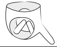 Leder String 3 Dildos