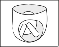 Leder String 2 Dildos