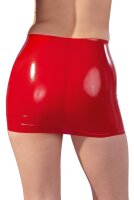 Latex Minirock rot