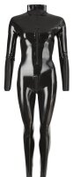 Latex Catsuit schwarz