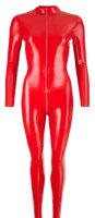 Latex Catsuit rot
