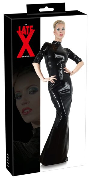 Latex Kleid schwarz