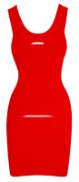 Latex Minikleid rot