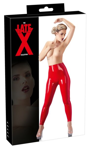 Latex Leggings rot