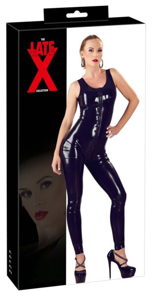 Latex Catsuit schwarz