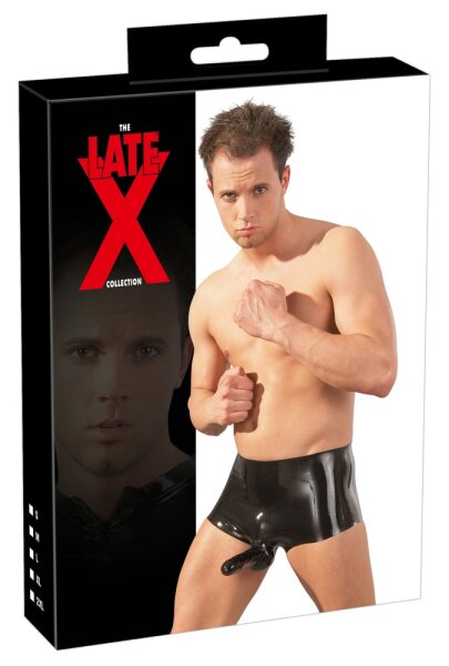 Latex Herren Pants schwarz