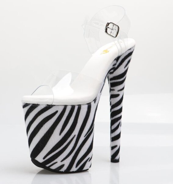 Zebra Sky Heels