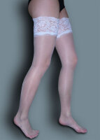 Halterlose Strümpfe ar-beautiful weiß