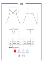 873-BAB-1 Babydoll schwarz