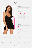 Diyosa Chemise schwarz